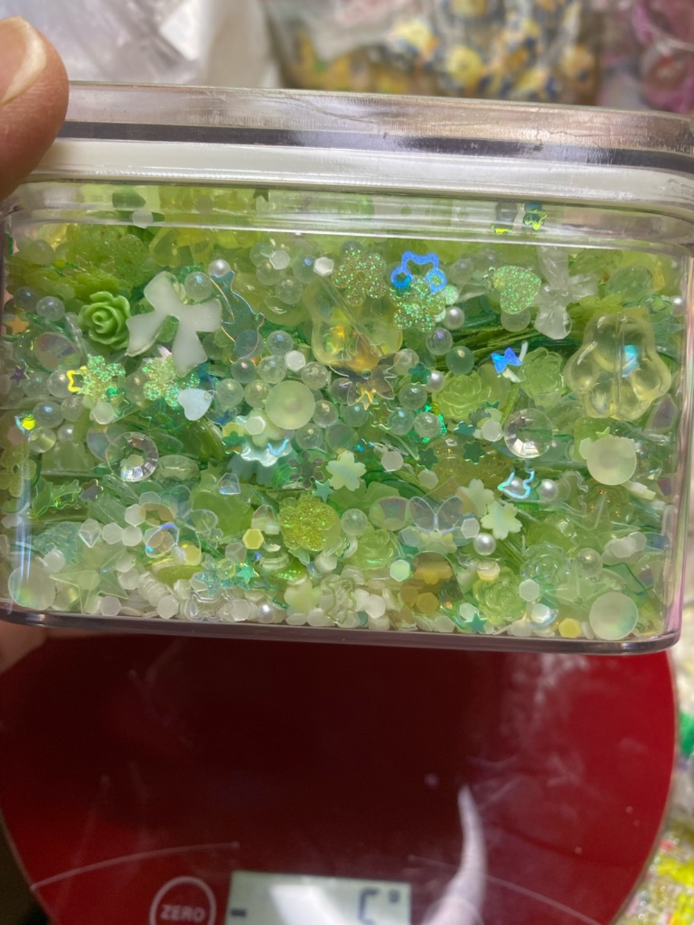 Acrylic mixed Jew for nails and phone case decoration 180 g